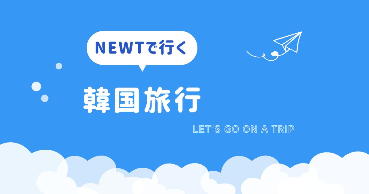 NEWTで行く韓国旅行